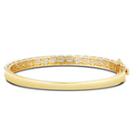 Baguette Diamond Bangle Bracelet - Shyne Jewelers BAGUETTEBANGLE_1 Yellow Gold Shyne Jewelers