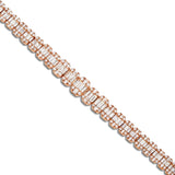 Baguette Diamond Bracelet - Shyne Jewelers Rose Gold Shyne Jewelers