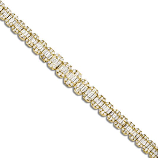 Baguette Diamond Bracelet - Shyne Jewelers Yellow Gold Shyne Jewelers