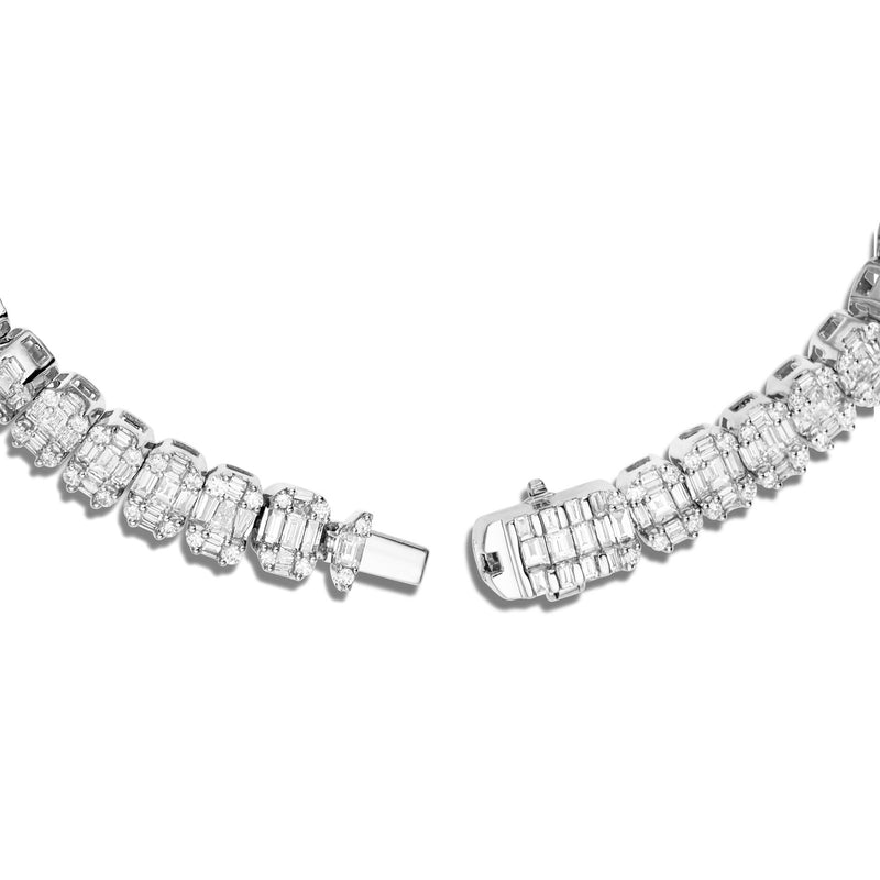 Baguette Diamond Bracelet - Shyne Jewelers White Gold Shyne Jewelers