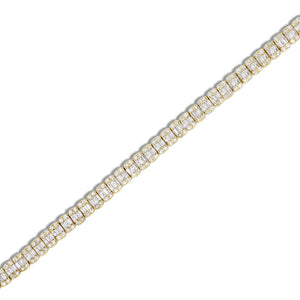 Baguette Diamond Chain - Shyne Jewelers BAGUETTECHAIN_1 Yellow Gold Shyne Jewelers