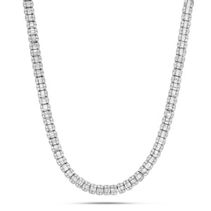 Baguette Diamond Chain - Shyne Jewelers BAGUETTECHAIN_1 White Gold Shyne Jewelers