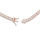 Baguette Diamond Chain - Shyne Jewelers BAGUETTECHAIN_1 Rose Gold Shyne Jewelers