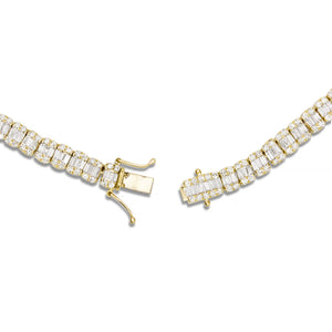 Baguette Diamond Chain - Shyne Jewelers BAGUETTECHAIN_1 Yellow Gold Shyne Jewelers