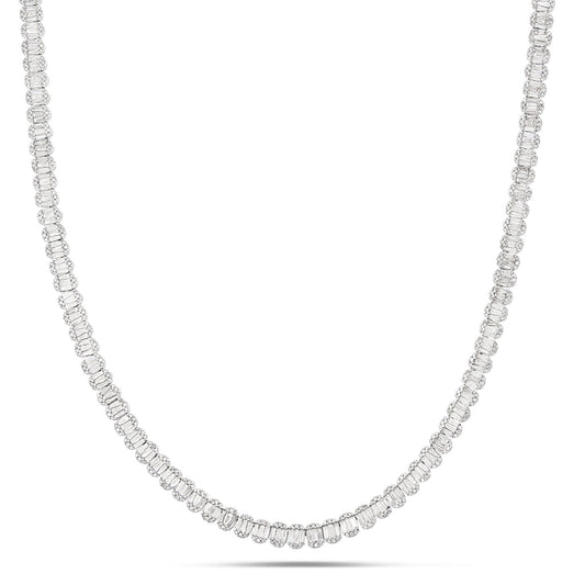 Baguette Diamond Chain - Shyne Jewelers Shyne Jewelers