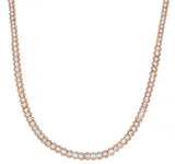 Baguette Diamond Chain - Shyne Jewelers Rose Gold Shyne Jewelers