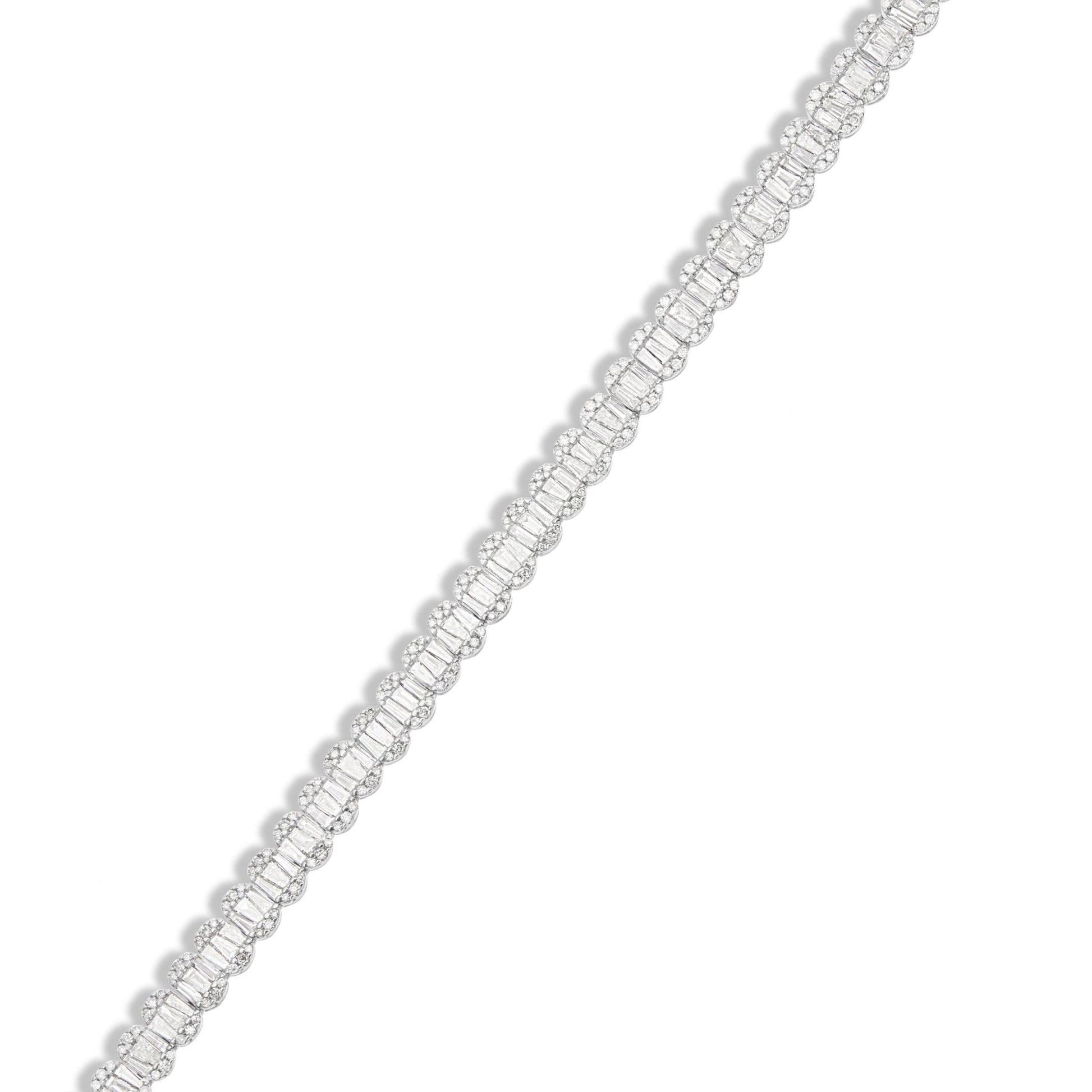 Baguette Diamond Chain - Shyne Jewelers Shyne Jewelers