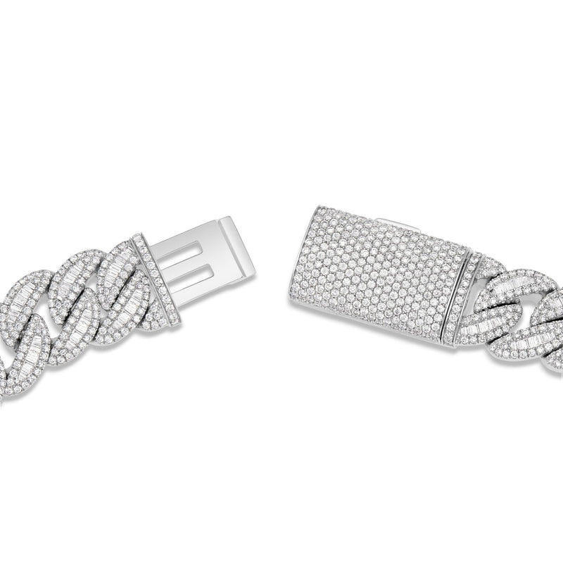 Baguette Diamond Cuban Bracelet - Shyne Jewelers 170-00179 Shyne Jewelers