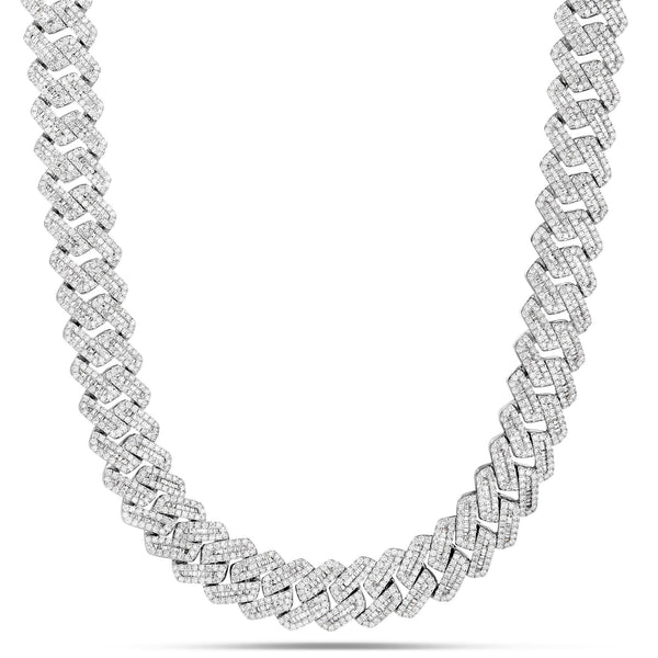 Baguette Diamond Cuban Chain - Shyne Jewelers Shyne Jewelers