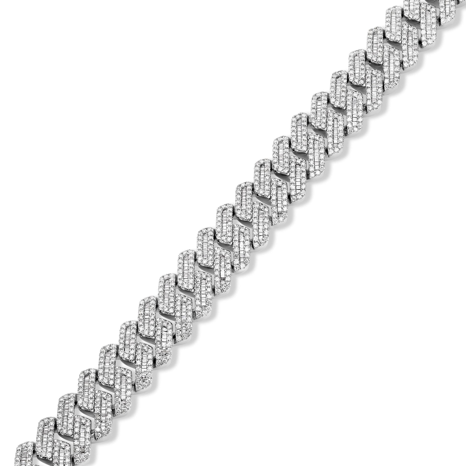 Baguette Diamond Cuban Chain - Shyne Jewelers Shyne Jewelers