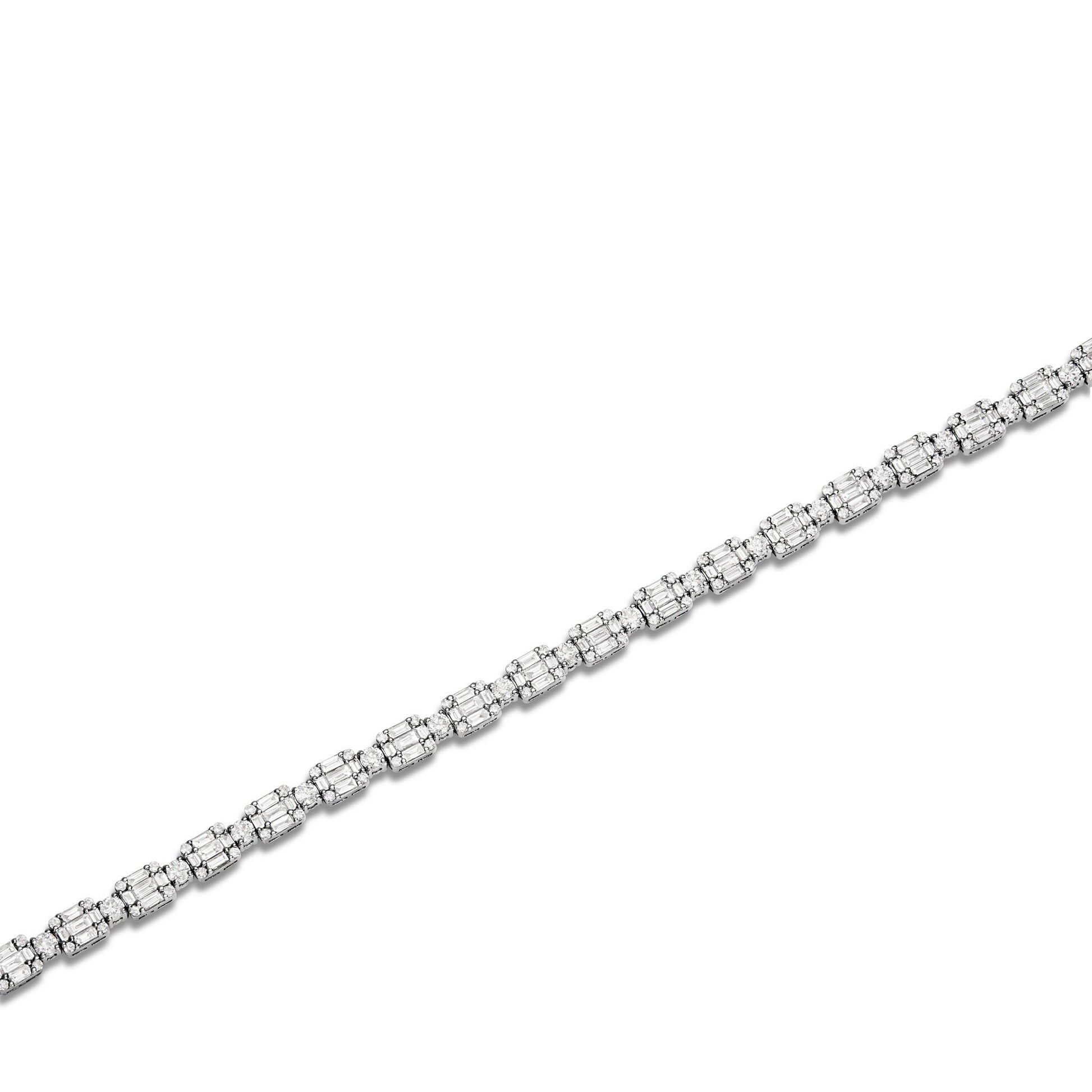 Baguette Diamond Tennis Bracelet - Shyne Jewelers Shyne Jewelers