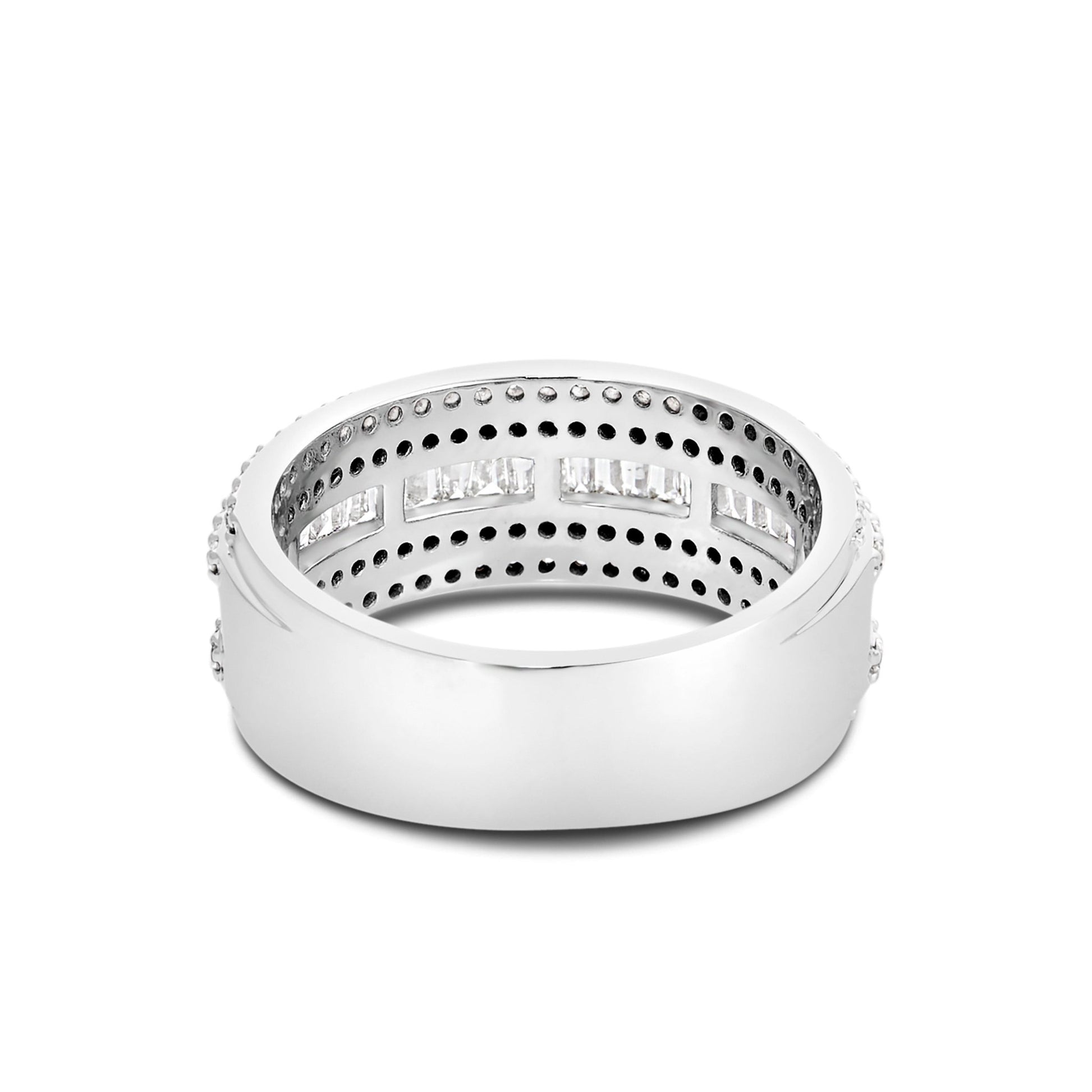 Baguette Half Eternity Ring - Shyne Jewelers BAGETERNBAND_1 Shyne Jewelers