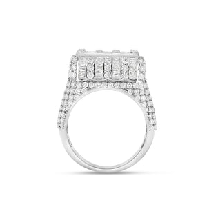 Baguette Square Diamond Ring - Shyne Jewelers SQURBAGTDIARING_1 Shyne Jewelers