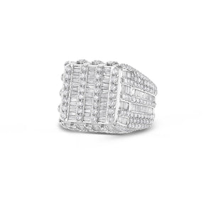 Baguette Square Diamond Ring - Shyne Jewelers SQURBAGTDIARING_1 Shyne Jewelers