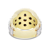 Bilevel Halo Diamond Ring - Shyne Jewelers Yellow & White Gold Shyne Jewelers