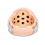 Bilevel Halo Diamond Ring - Shyne Jewelers Rose & White Gold Shyne Jewelers