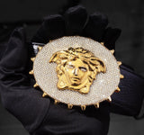 BlocBoy JB Custom Diamond Versace Belt - Shyne Jewelers Shyne Jewelers