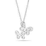 Butterfly Duo Diamond Necklace - Shyne Jewelers 165-00224 White Gold Shyne Jewelers