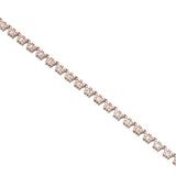 Butterfly Motif Diamond Tennis Chain - Shyne Jewelers 165-00377 Rose Gold Shyne Jewelers