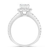 Cushion Cut Brilliant Halo Engagement Ring - Shyne Jewelers 4 Shyne Jewelers