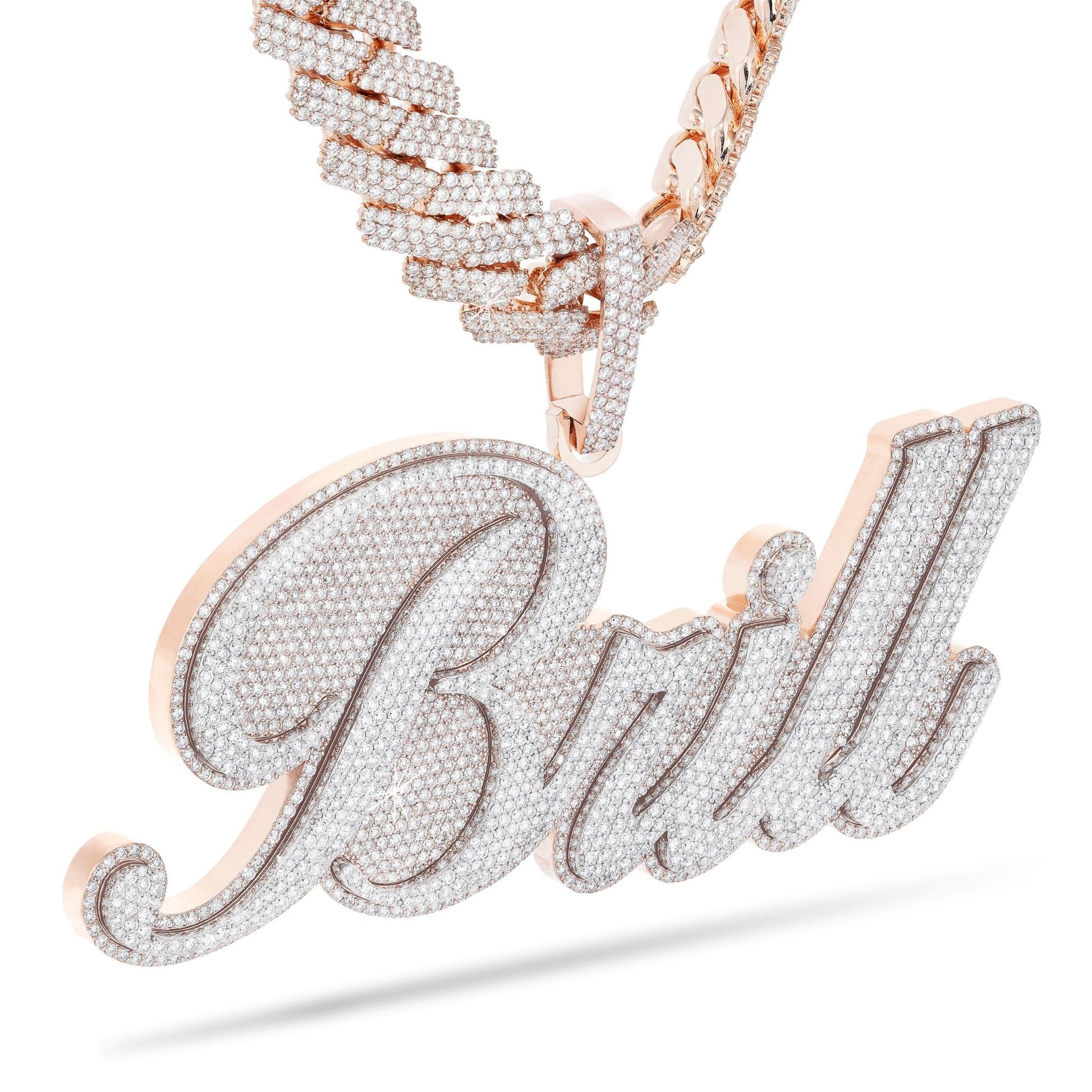 Custom Brill Nameplate - Shyne Jewelers Shyne Jewelers