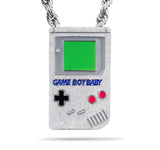 Custom Diamond & Enamel Game Boy Pendant - Shyne Jewelers Shyne Jewelers