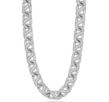 Custom Diamond Infinity Link Cuban Chain - Shyne Jewelers White Gold Shyne Jewelers