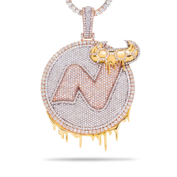 Custom Diamond Jersey Devil Pendant - Shyne Jewelers Shyne Jewelers