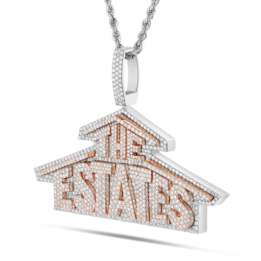 Custom Diamond Pendant, "THE ESTATES" - Shyne Jewelers THEESTATESCUSTOM Shyne Jewelers