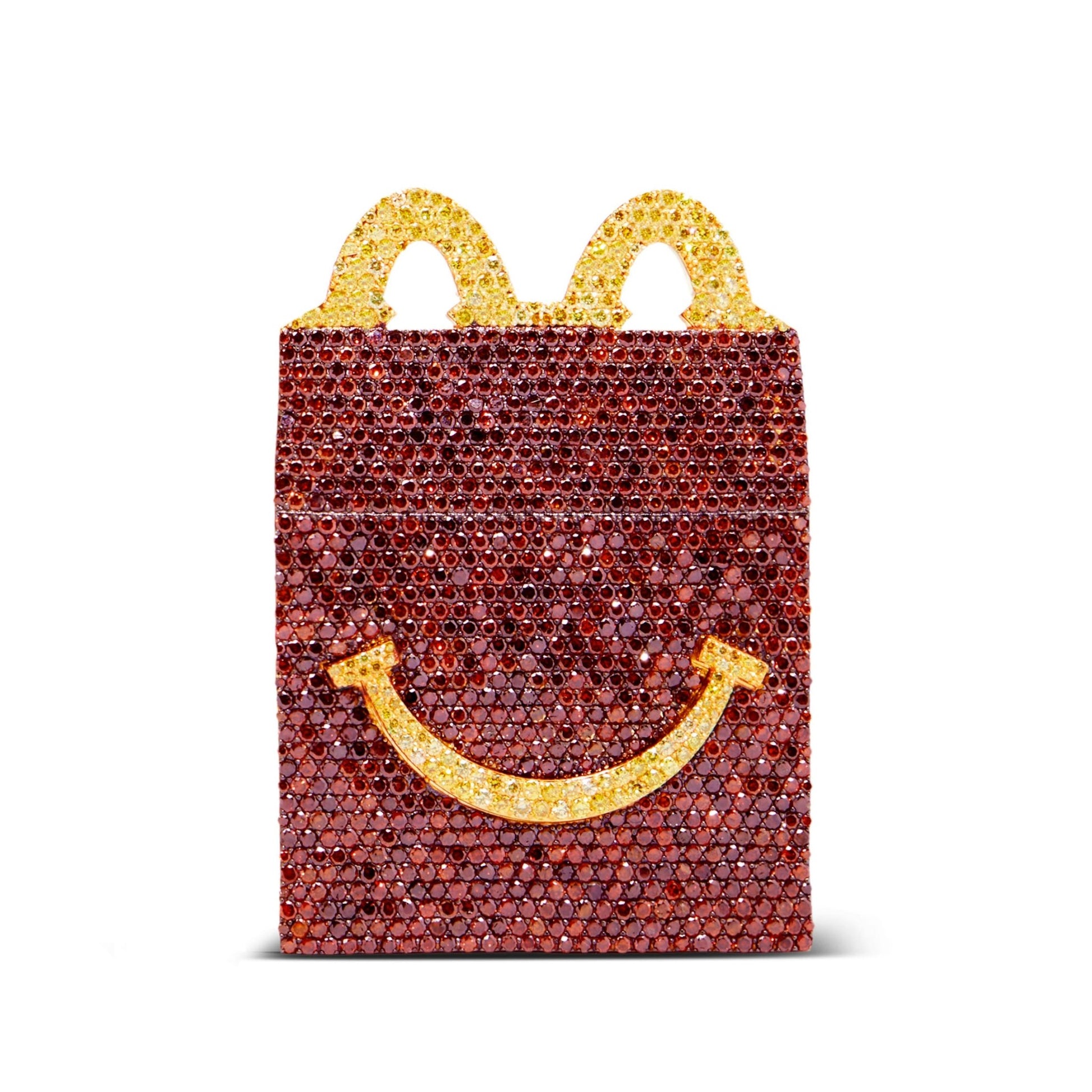 Custom Happy Meal Colored Diamond Pendant - Shyne Jewelers Shyne Jewelers