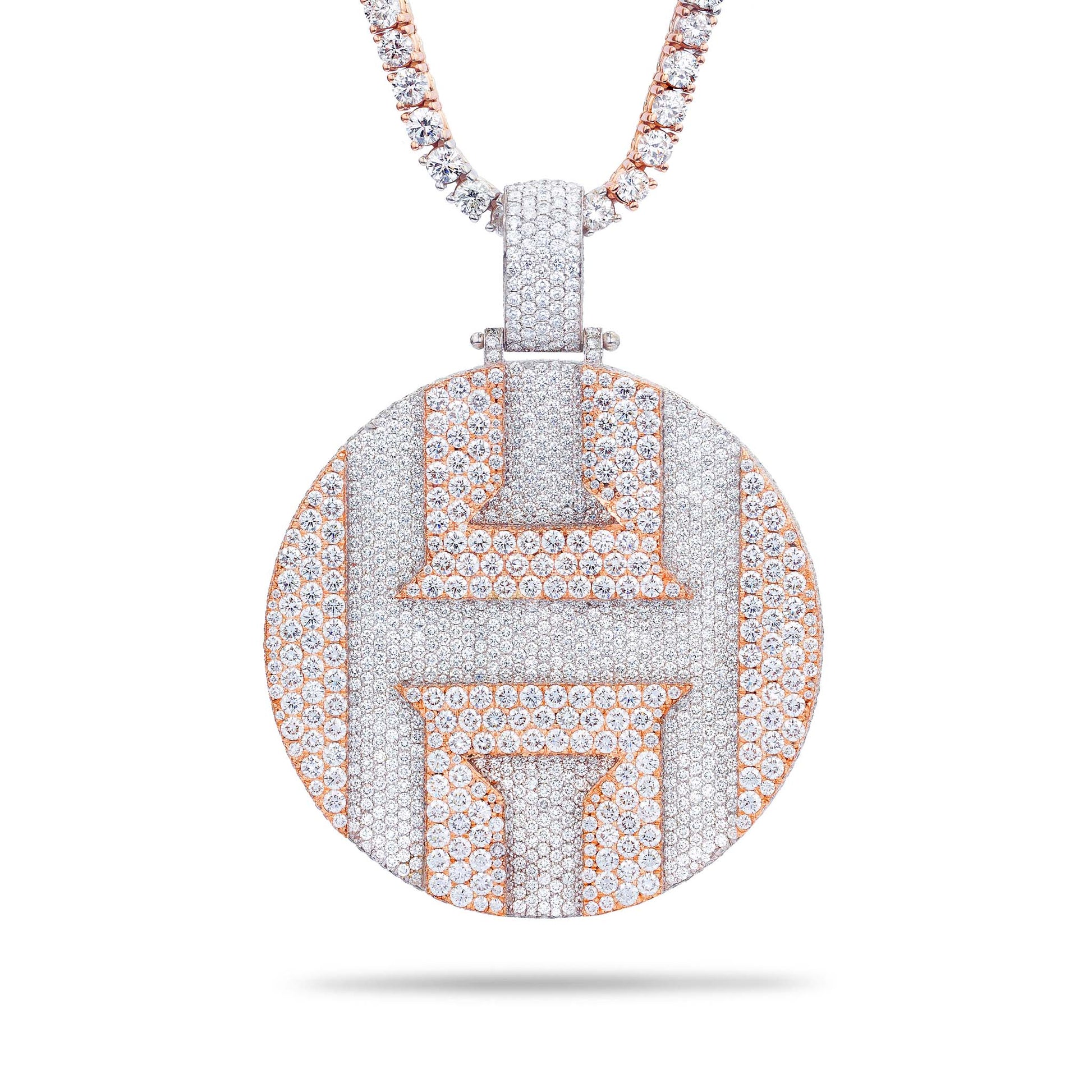 Custom James Harden Diamond Logo Pendant - Shyne Jewelers Shyne Jewelers