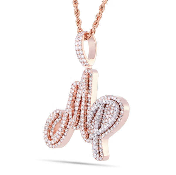 Custom "MP" Diamond Pendant - Shyne Jewelers MPCUSTOM Shyne Jewelers