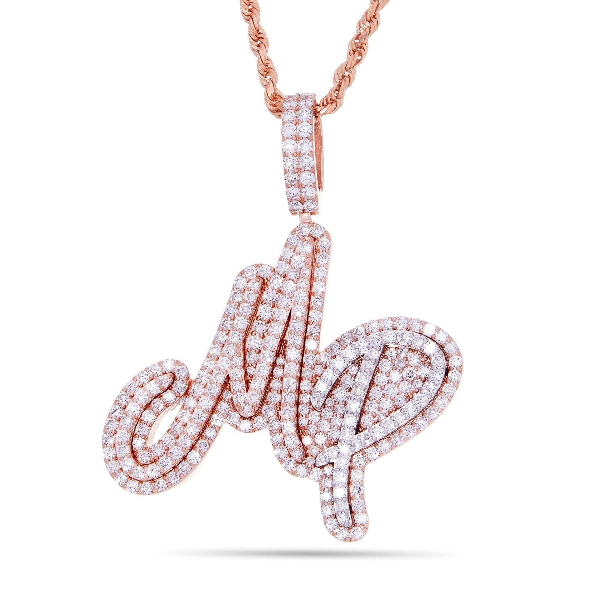 Custom "MP" Diamond Pendant - Shyne Jewelers MPCUSTOM Shyne Jewelers