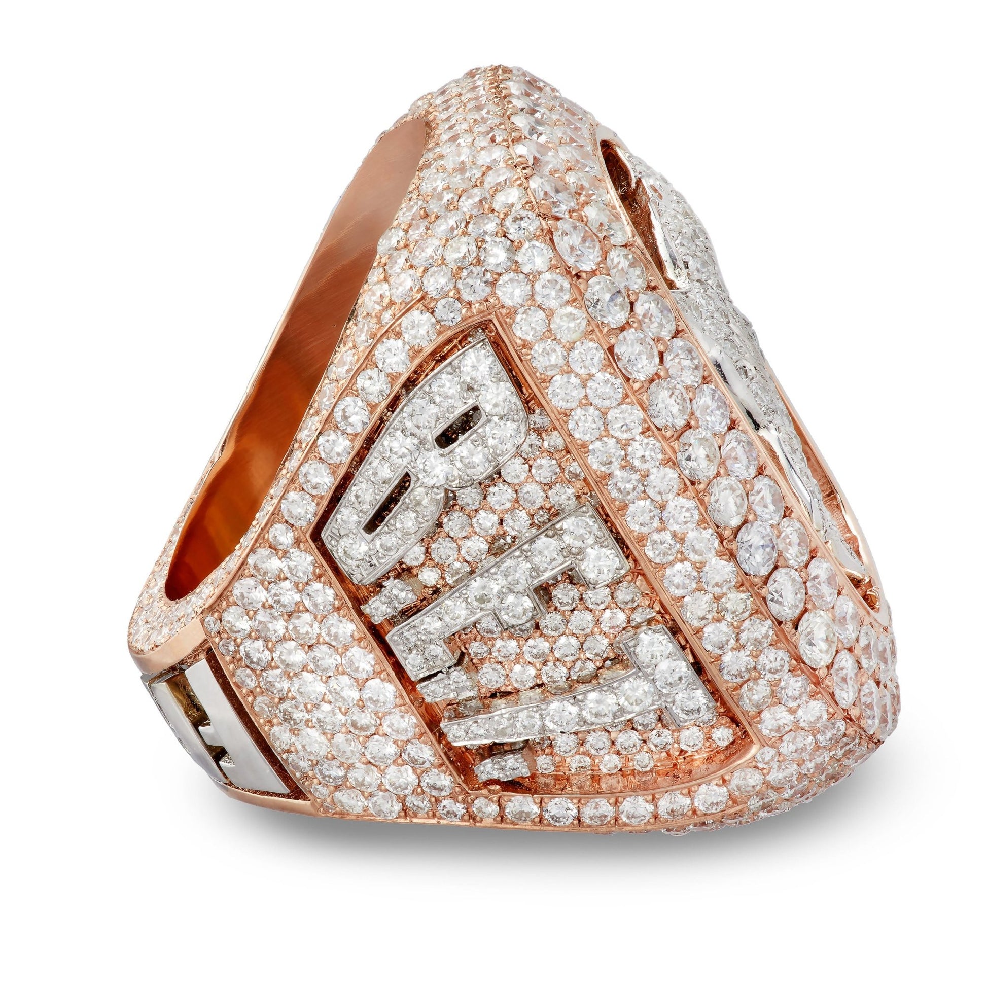 Custom Shark/Fred Championship Diamond Ring - Shyne Jewelers Shyne Jewelers