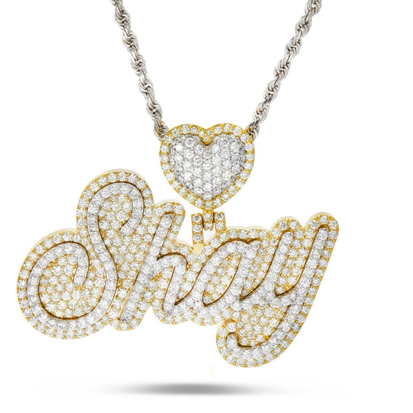 Custom "Shay" Diamond Pendant - Shyne Jewelers Shyne Jewelers