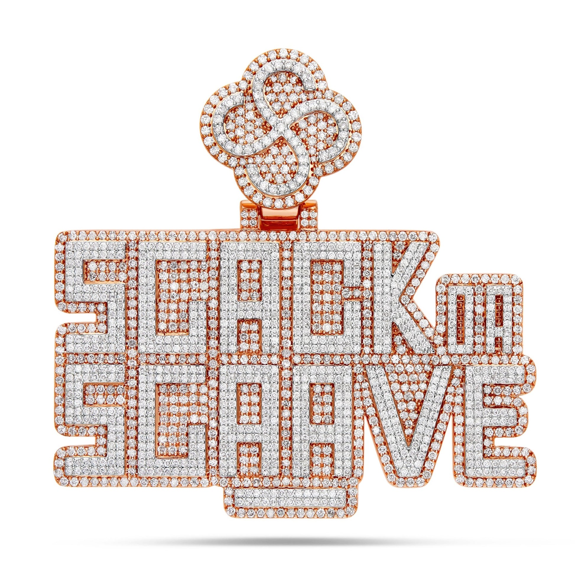 Custom "Stack or Starve" Diamond Pendant - Shyne Jewelers STACKORSTARVECUSTOM_3 Shyne Jewelers