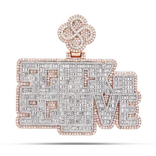 Custom "Stack or Starve" Emerald Pendant - Shyne Jewelers STACKORSTARVECUSTOM_2 Shyne Jewelers