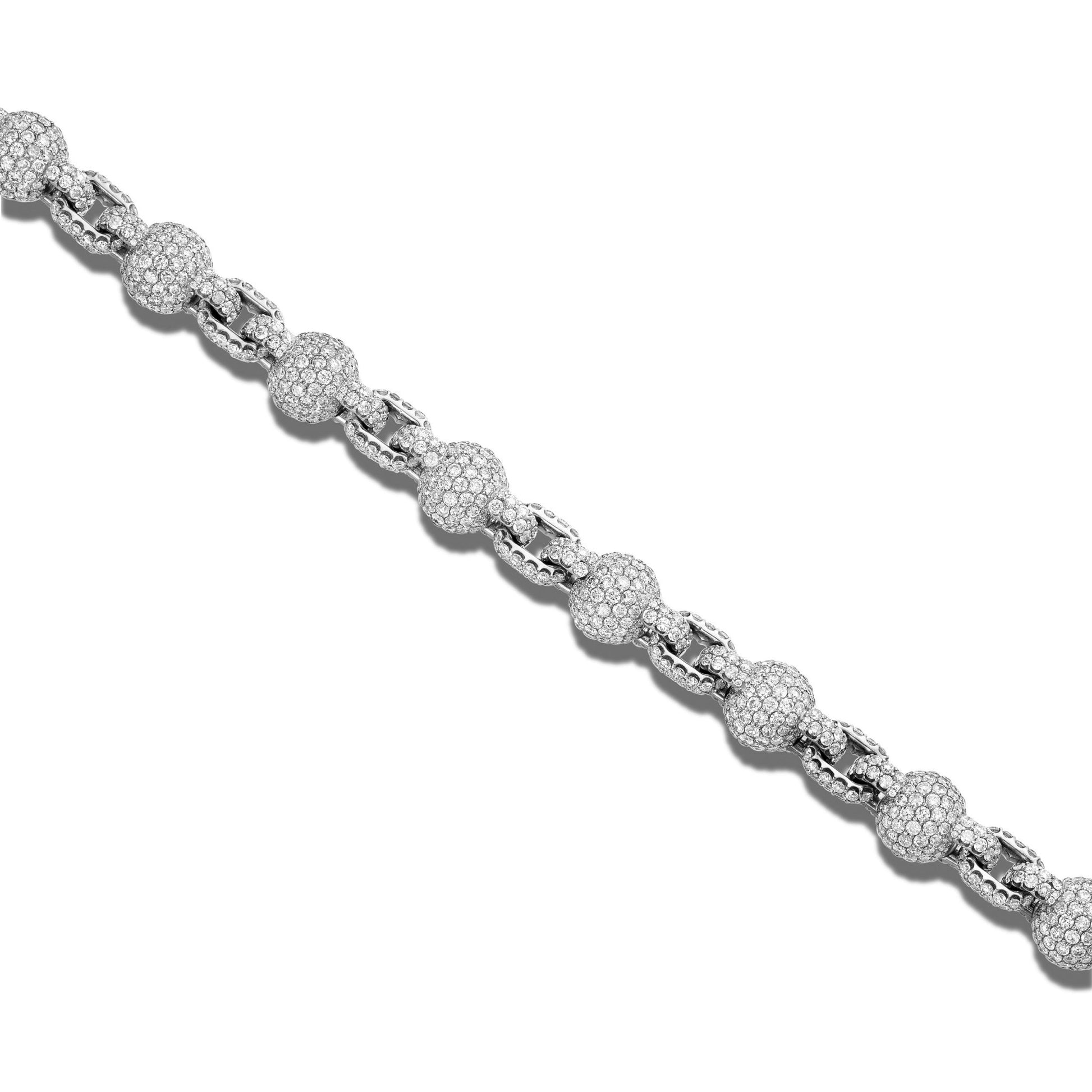 Diamond Ball Chain - Shyne Jewelers DIABALLCHAINW White Gold Shyne Jewelers