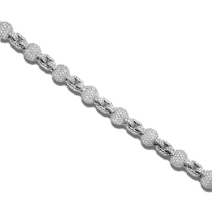 Diamond Ball Chain - Shyne Jewelers DIABALLCHAINW White Gold Shyne Jewelers