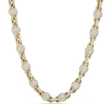 Diamond Ball Chain - Shyne Jewelers DIABALLCHAINY Yellow Gold Shyne Jewelers