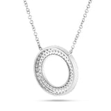 Diamond Circle Necklace - Shyne Jewelers 165-00202 White Gold Shyne Jewelers