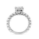 Diamond Cluster Eternity Engagement Ring - Shyne Jewelers 100-00358 White Gold Shyne Jewelers
