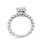 Diamond Cluster Eternity Engagement Ring - Shyne Jewelers 100-00358 White Gold Shyne Jewelers