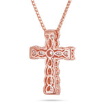 Diamond Cross Pendant - Shyne Jewelers Rose Gold Shyne Jewelers