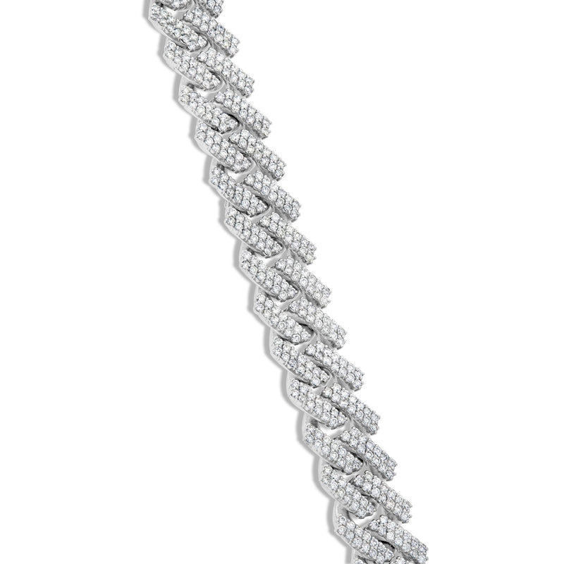 Diamond Cuban Bracelet, 16 mm - Shyne Jewelers Shyne Jewelers