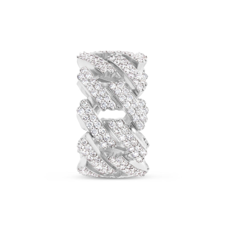 Iced Out Diamond Cuban Link Ring Gold Plated | Urban jewelry, Online jewelry,  Online jewelry store