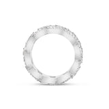Diamond Cuban Link Ring - Shyne Jewelers 135-00081 White Gold 4 Shyne Jewelers