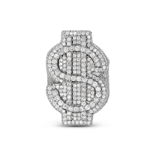 Diamond Dollar Sign Ring - Shyne Jewelers Shyne Jewelers