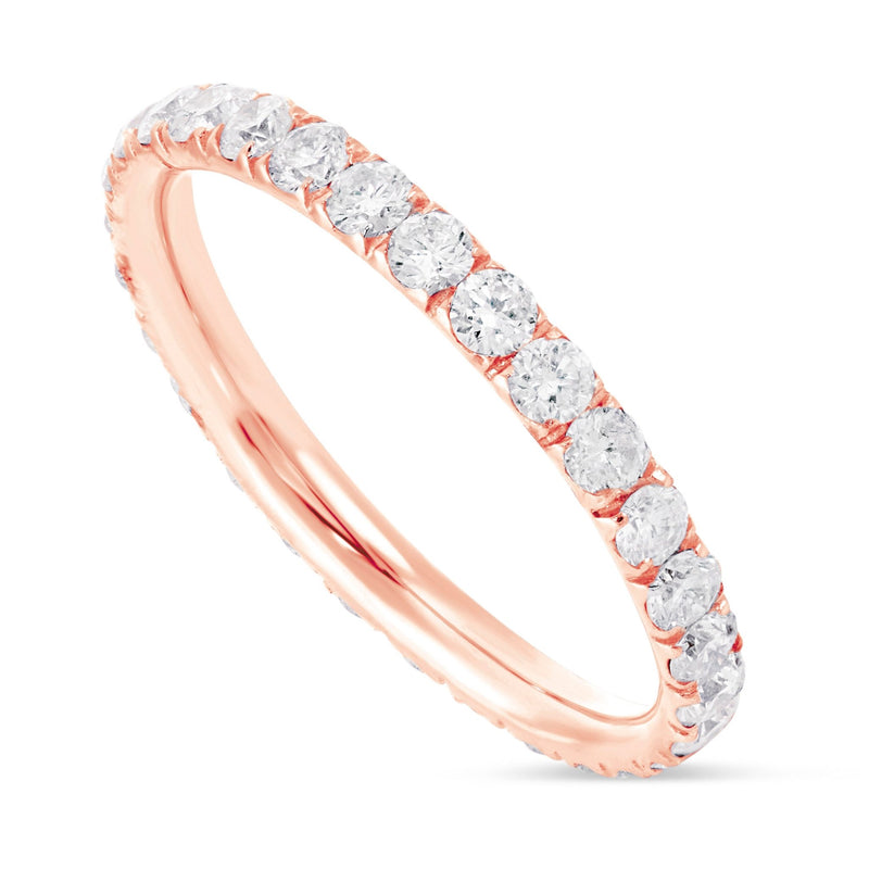 Diamond Eternity Band - Shyne Jewelers Rose Gold 4 Shyne Jewelers