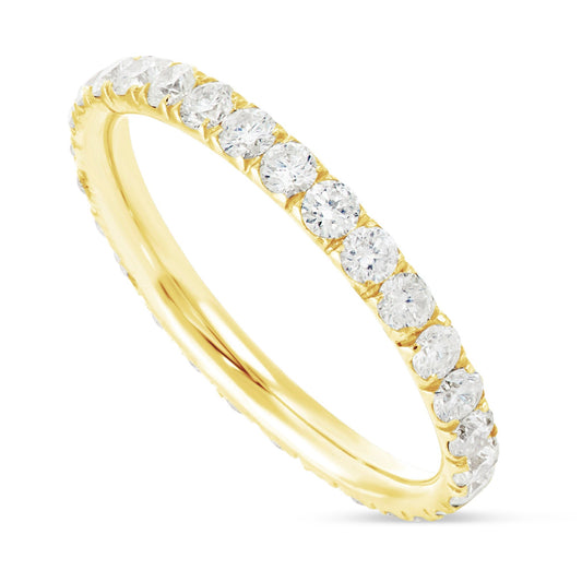 Diamond Eternity Band - Shyne Jewelers Yellow Gold 4 Shyne Jewelers